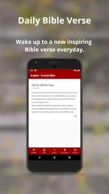 English <-> Swahili Bible android App screenshot 0